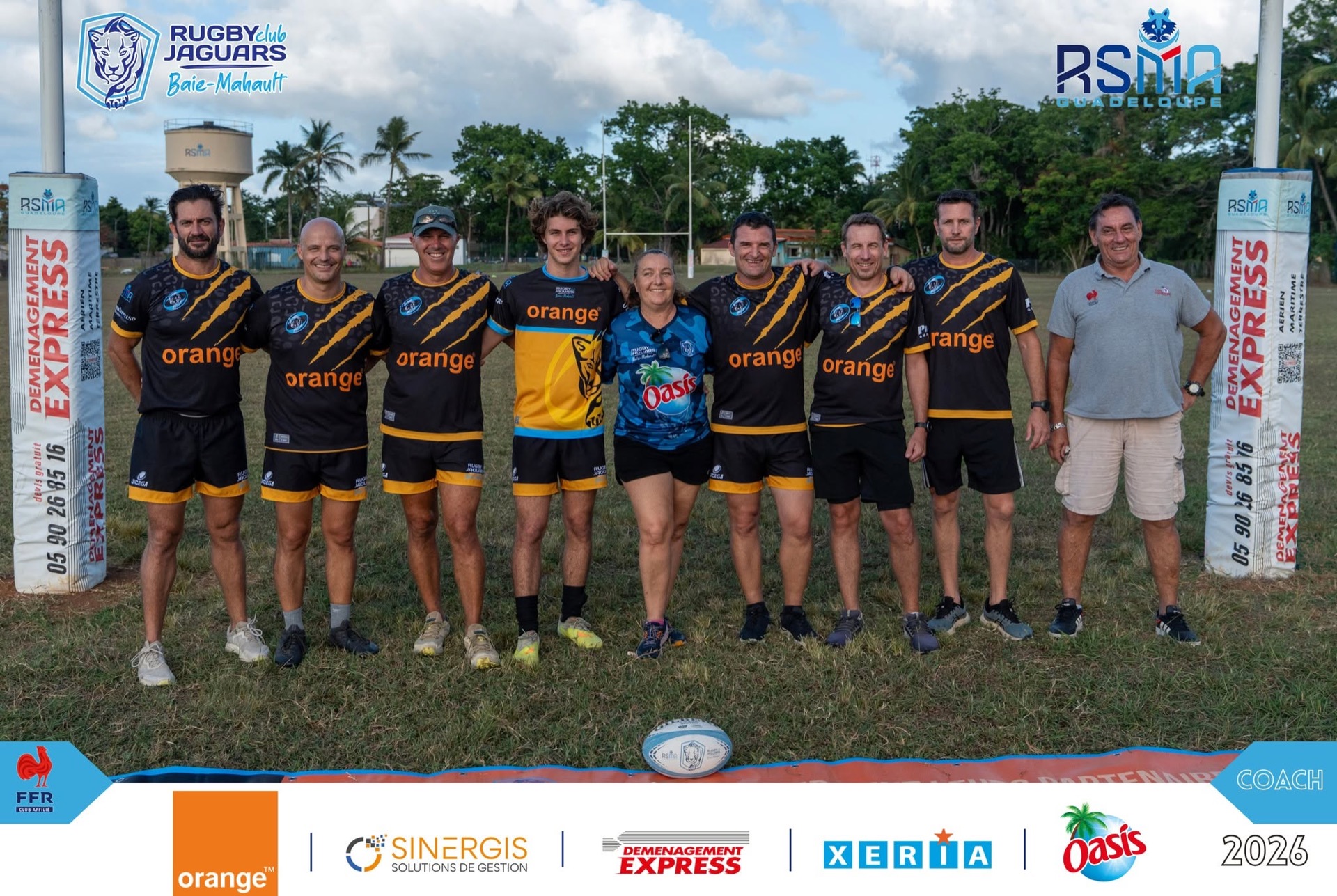 Staff et encadrement du Rugby Club Jaguars